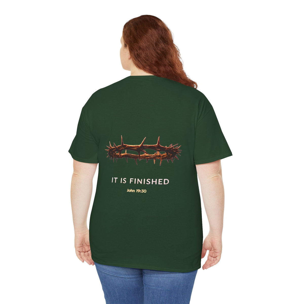It Is Finished Crown of Thorns Tee — Christian John 19:30 Faith Shirt Printify