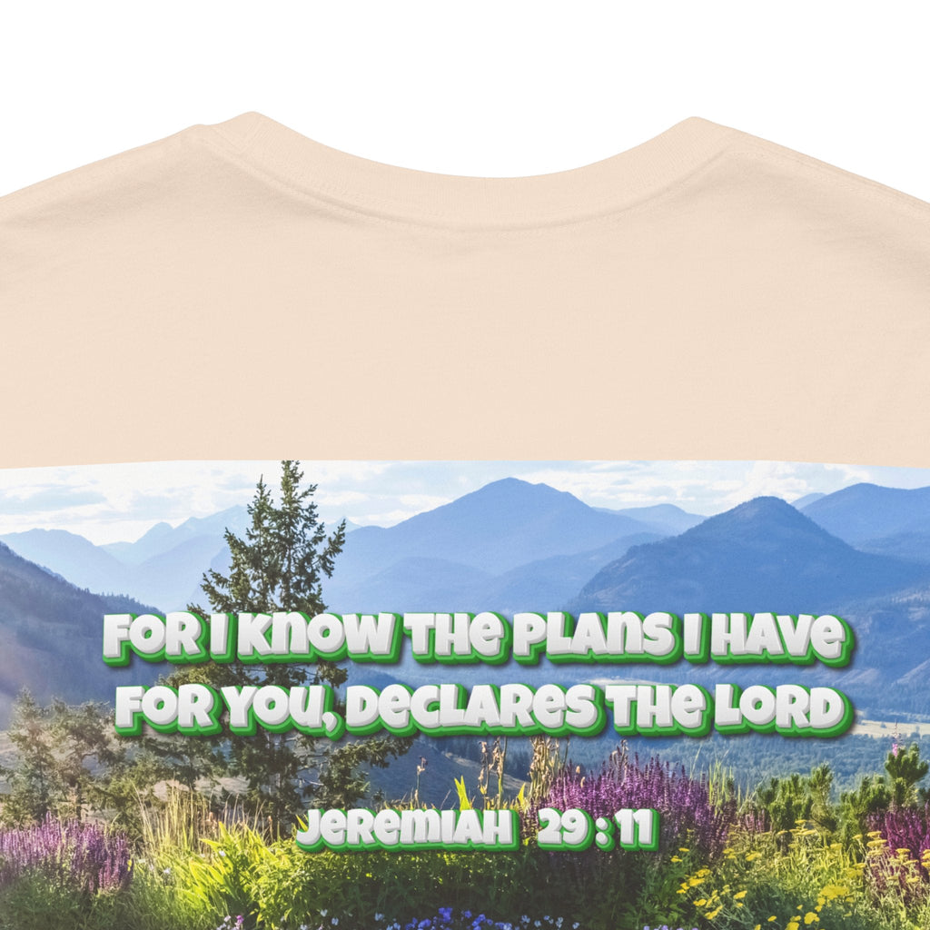 Bible Verse Unisex Tee - Jeremiah 29 : 11 Printify