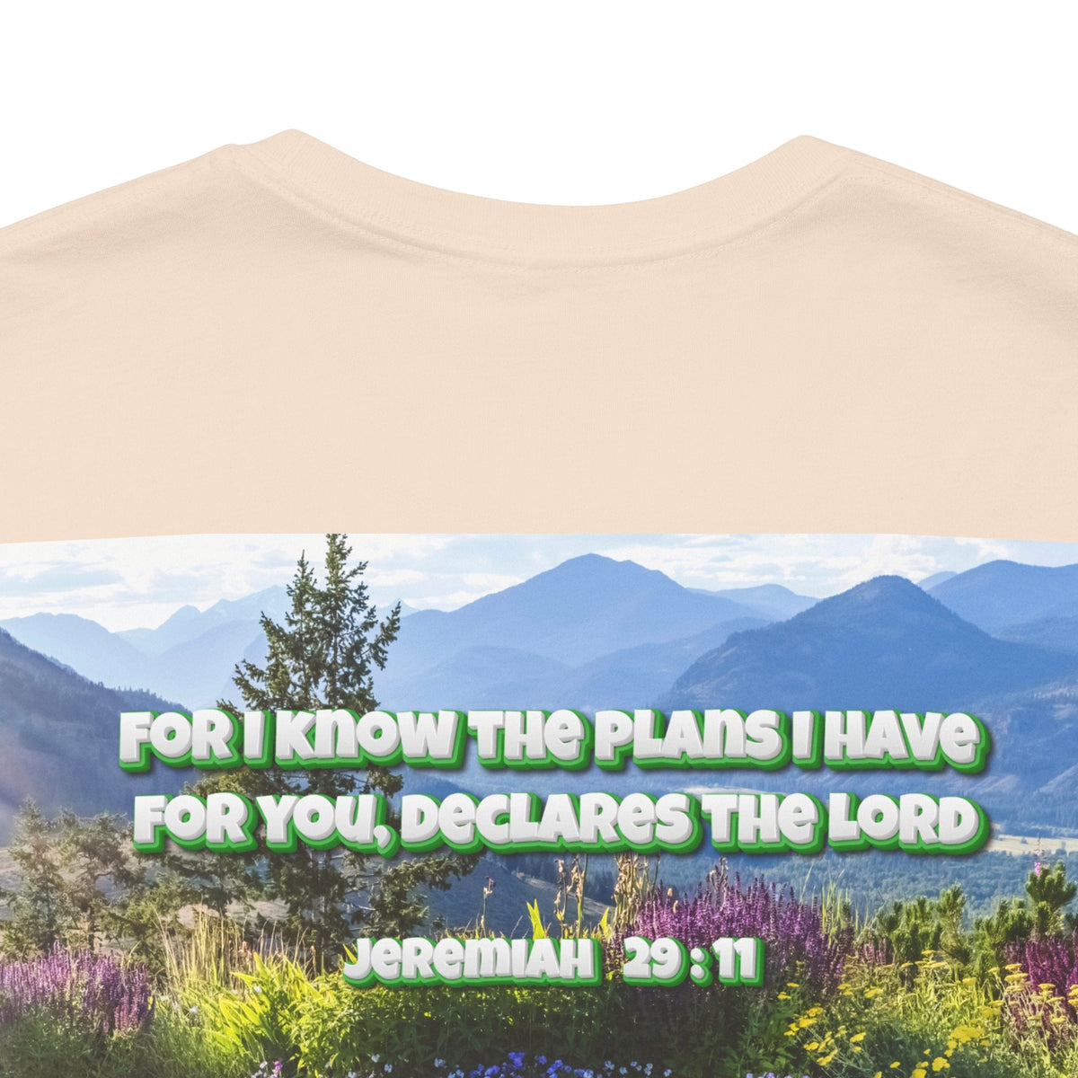 Bible Verse Unisex Tee - Jeremiah 29 : 11 Printify