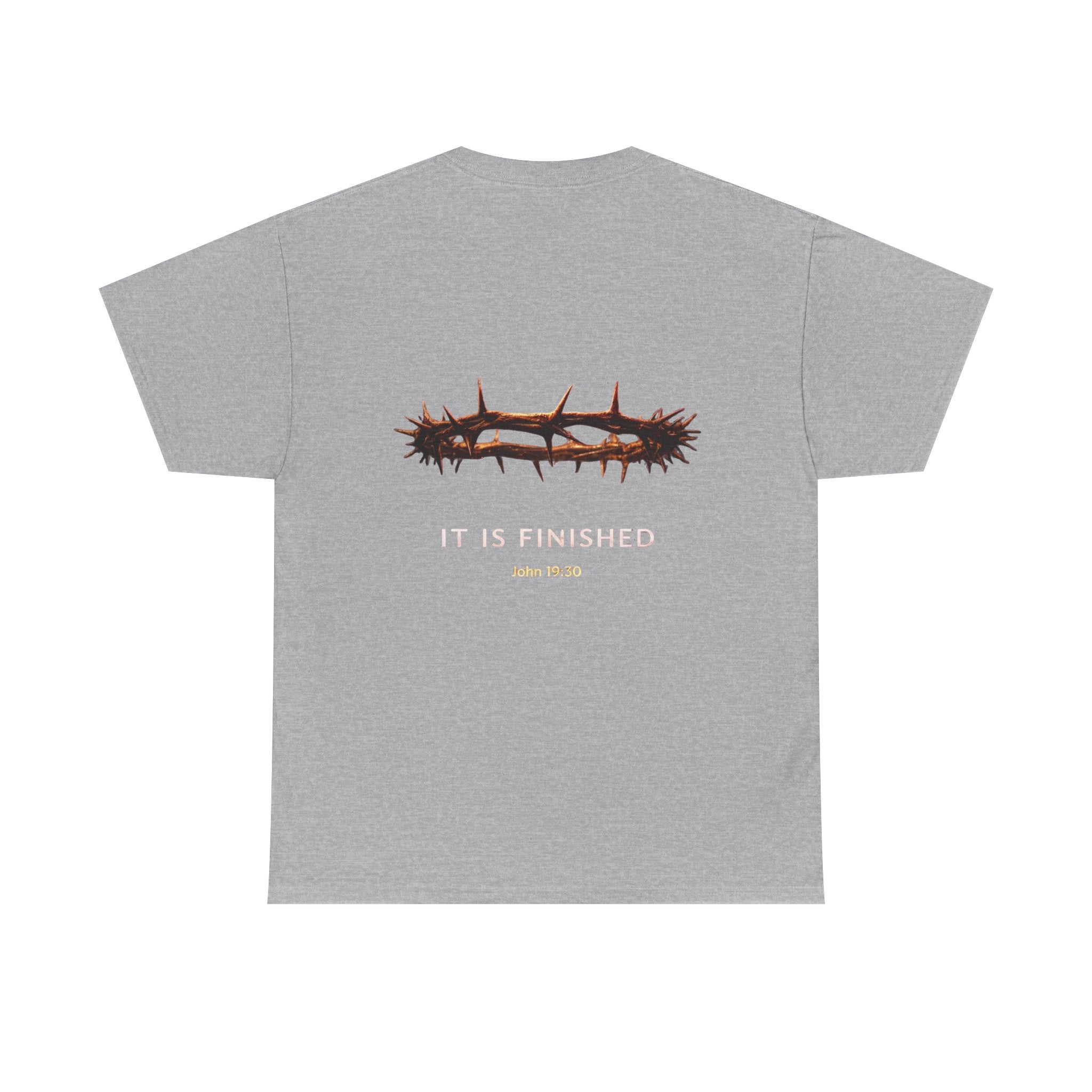 It Is Finished Crown of Thorns Tee — Christian John 19:30 Faith Shirt Printify