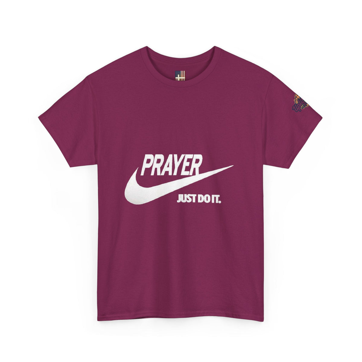 Prayer Just Do It T-shirt - Funny Christian Nike Parody T-shirt - Faith Gear Printify