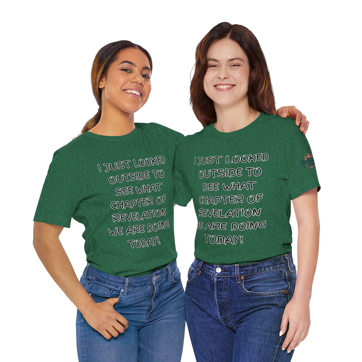 What Chapter of Revelation T-shirt – I Looked Outside My Window Christian T-shirt for End Times Humor & Faith Printify