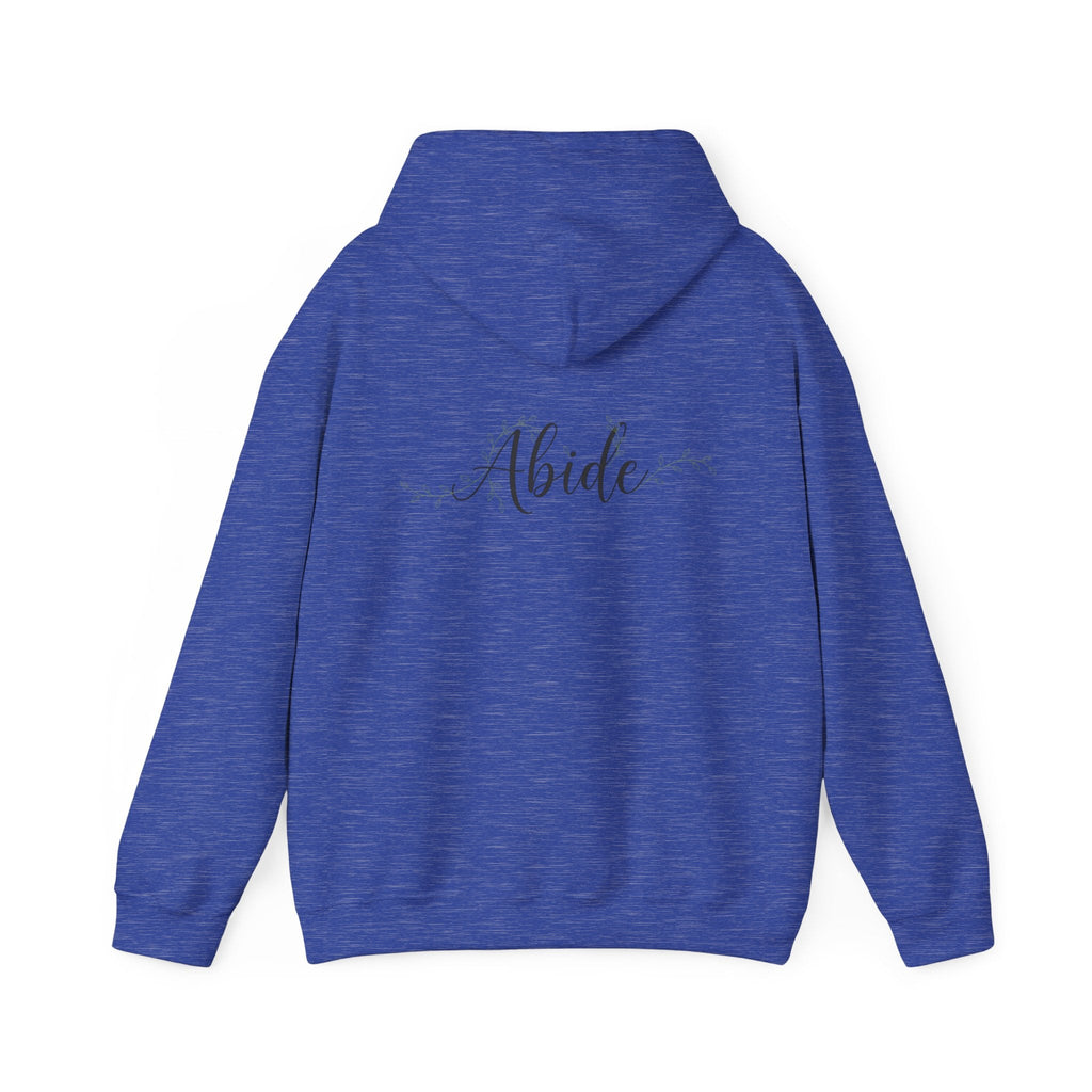 Abide Hoodie – Vine Wrapped John 15:5 Christian Hoodie for Cozy Devotion Printify