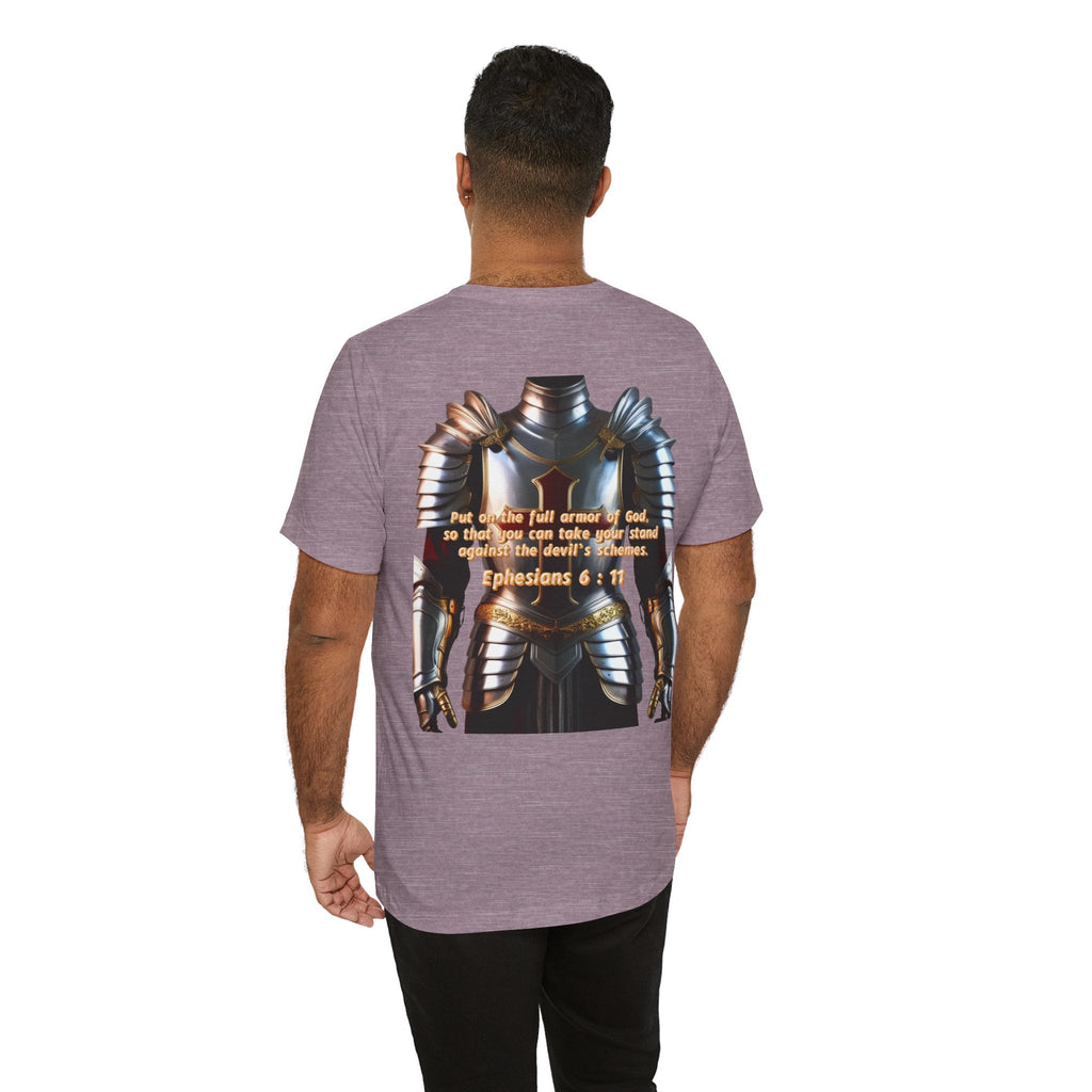 Religious Graphic Armor Of God Design - Unisex Jersey Short Sleeve Tee Printify