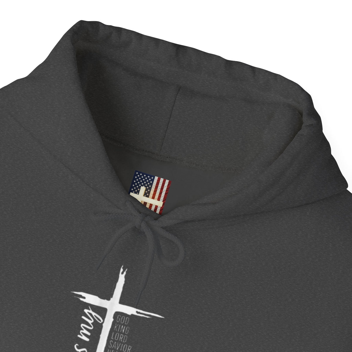 Jesus Is My Everything Hoodie – Cross List God King Lord Savior Christian Sweatshirt for Total Surrender Faith Printify