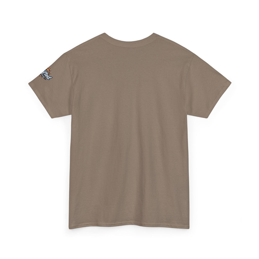 MAGA Gold Letter T-Shirt — "Make America Great Again" Printify