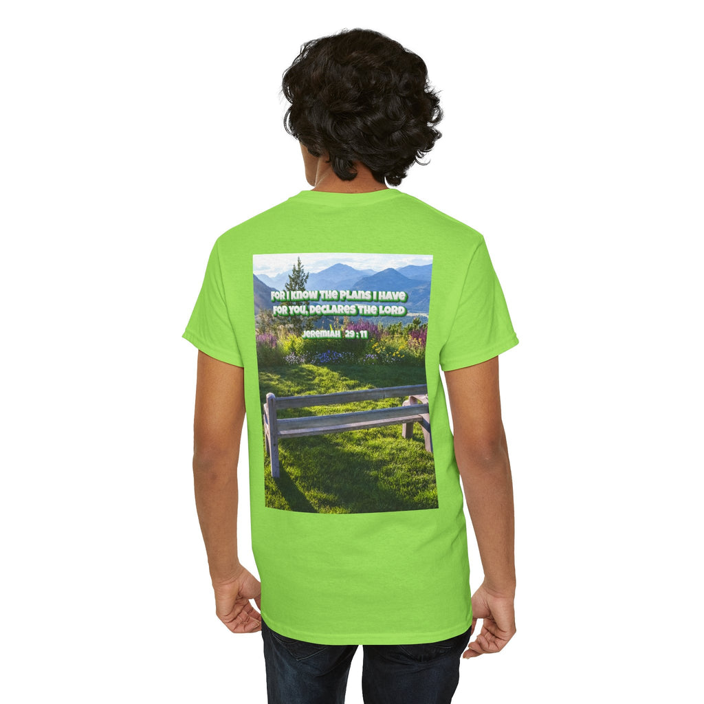 Bible Verse Unisex Tee -  Jeremiah 29 : 11 Printify