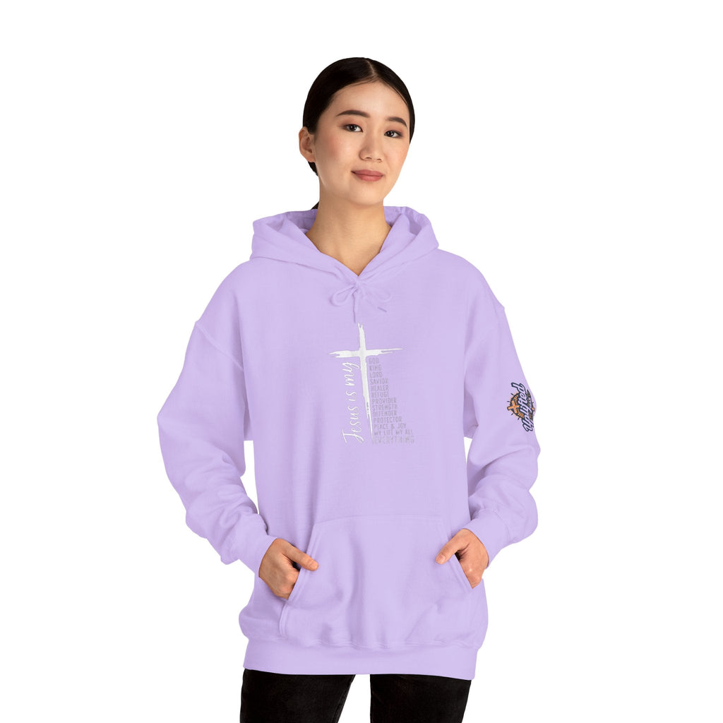Jesus Is My Everything Hoodie – Cross List God King Lord Savior Christian Sweatshirt for Total Surrender Faith Printify