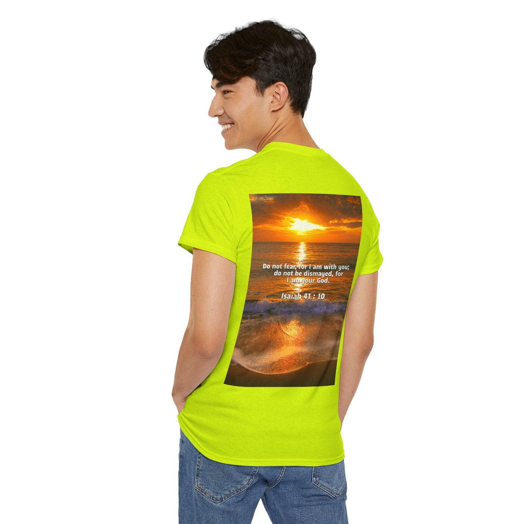 Bible Verse Unisex Tee -  Isaiah 41 : 10 Printify