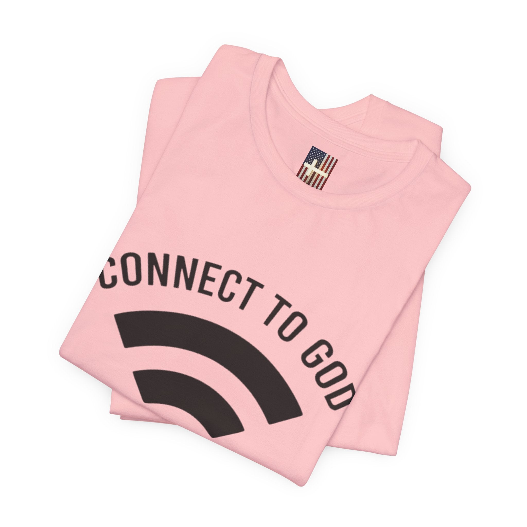 Connect to God T-shirt - WIFI Password is Jesus - Funny Christian Faith T-shirt Printify