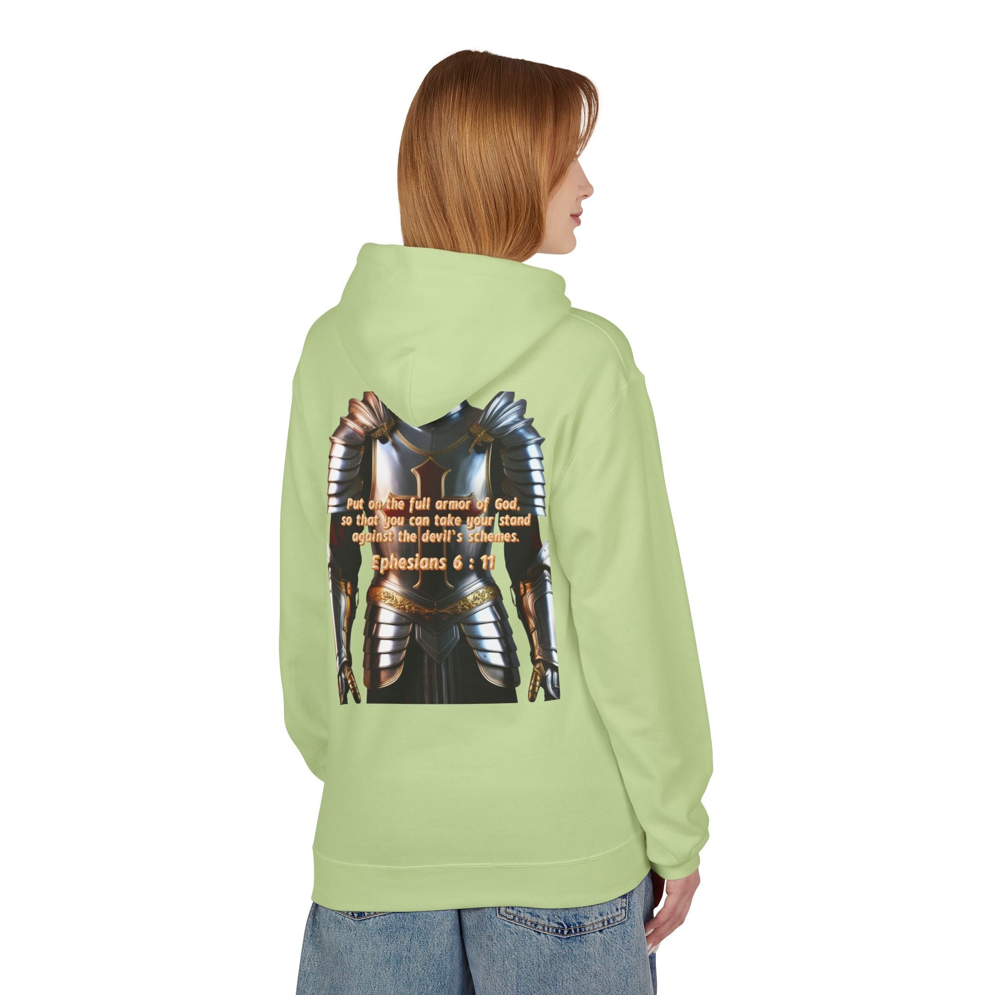 Hoodie - Ephesians 6:11 Bible Verse Religious Design Printify