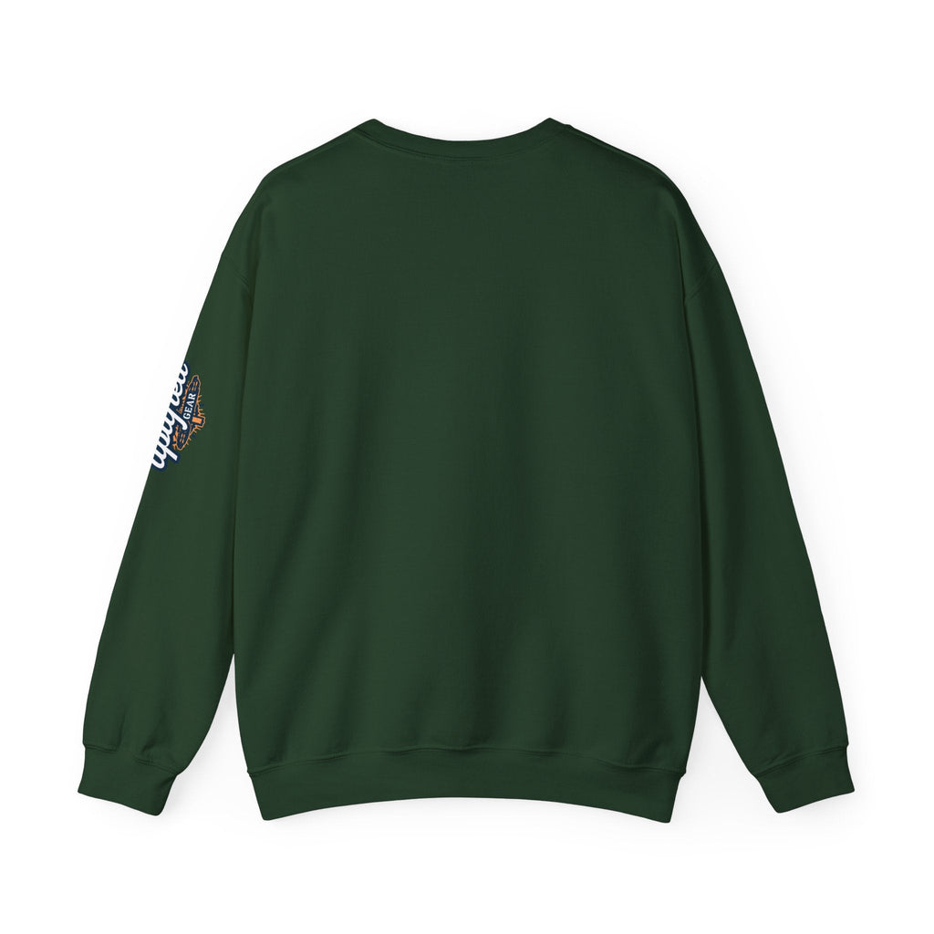 Trust God Not Government Shield Sweatshirt — Patriotic Christian Faith Sweatshirt Printify