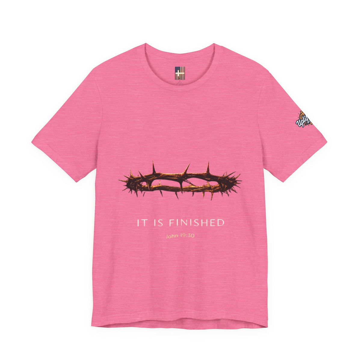 It Is Finished Crown of Thorns Tee — Christian John 19:30 Faith Shirt Printify
