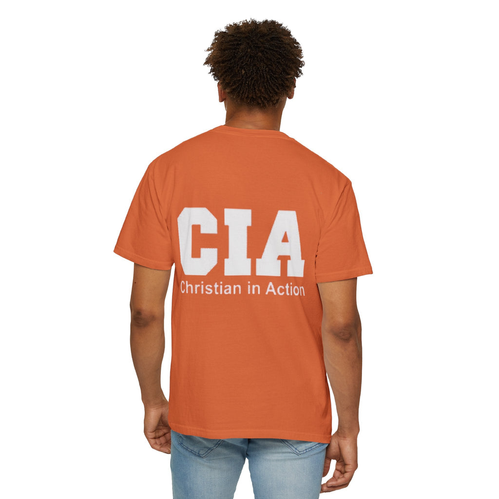 CIA Christian in Action T-shirt - Funny Faith Parody T-shirt - Mission Ready Apparel Printify