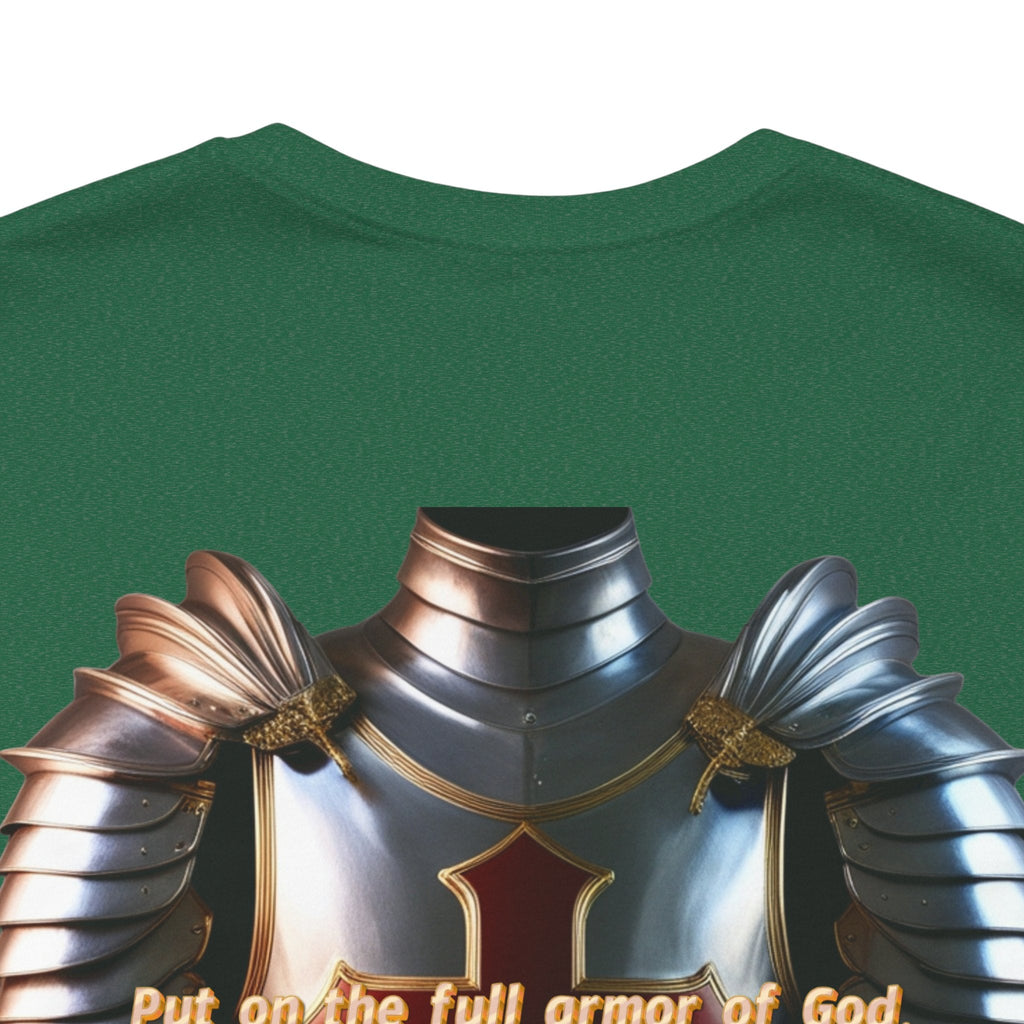 Religious Graphic Armor Of God Design - Unisex Jersey Short Sleeve Tee Printify