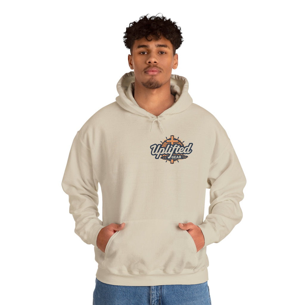 Theologian in Training Hoodie – Open Bible & Cross Christian Hoodie for Faithful Growth Printify