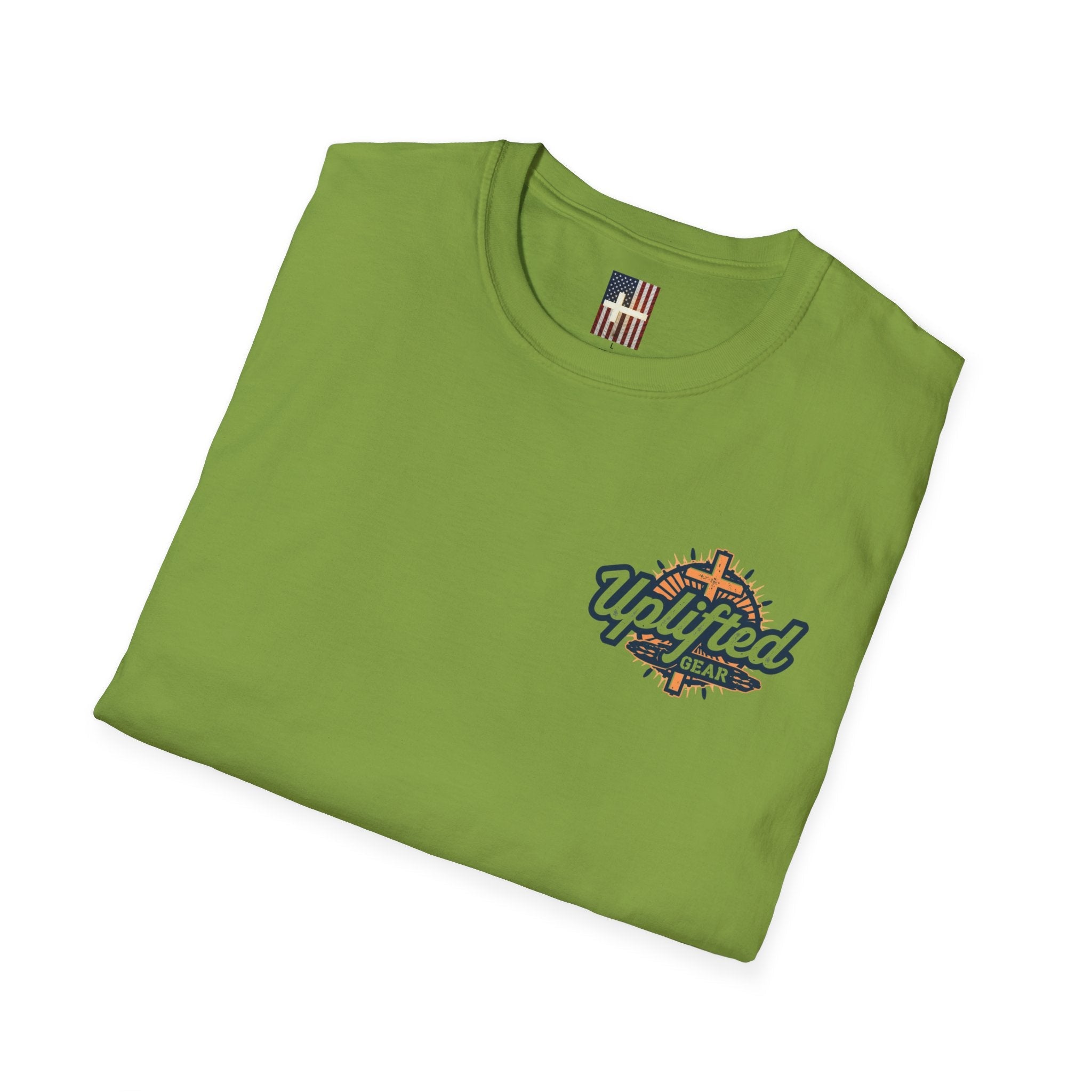 Jesus Is King T-shirt | Modern Typographic Cross Christian T-shirt Printify