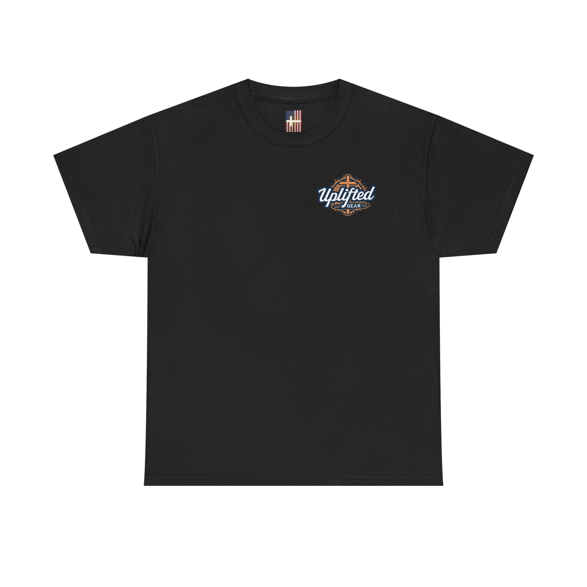Gospel Graphic Tee — "Gospel" Colorful Logo Christian T-Shirt Printify