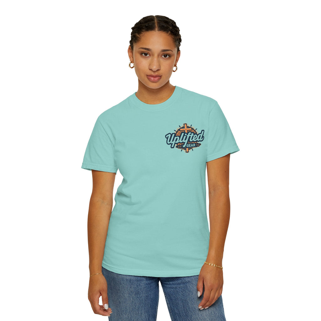 Trust in The Lord Proverbs 3:5-6 Biblical Design Unisex Garment-Dyed T-shirt Printify
