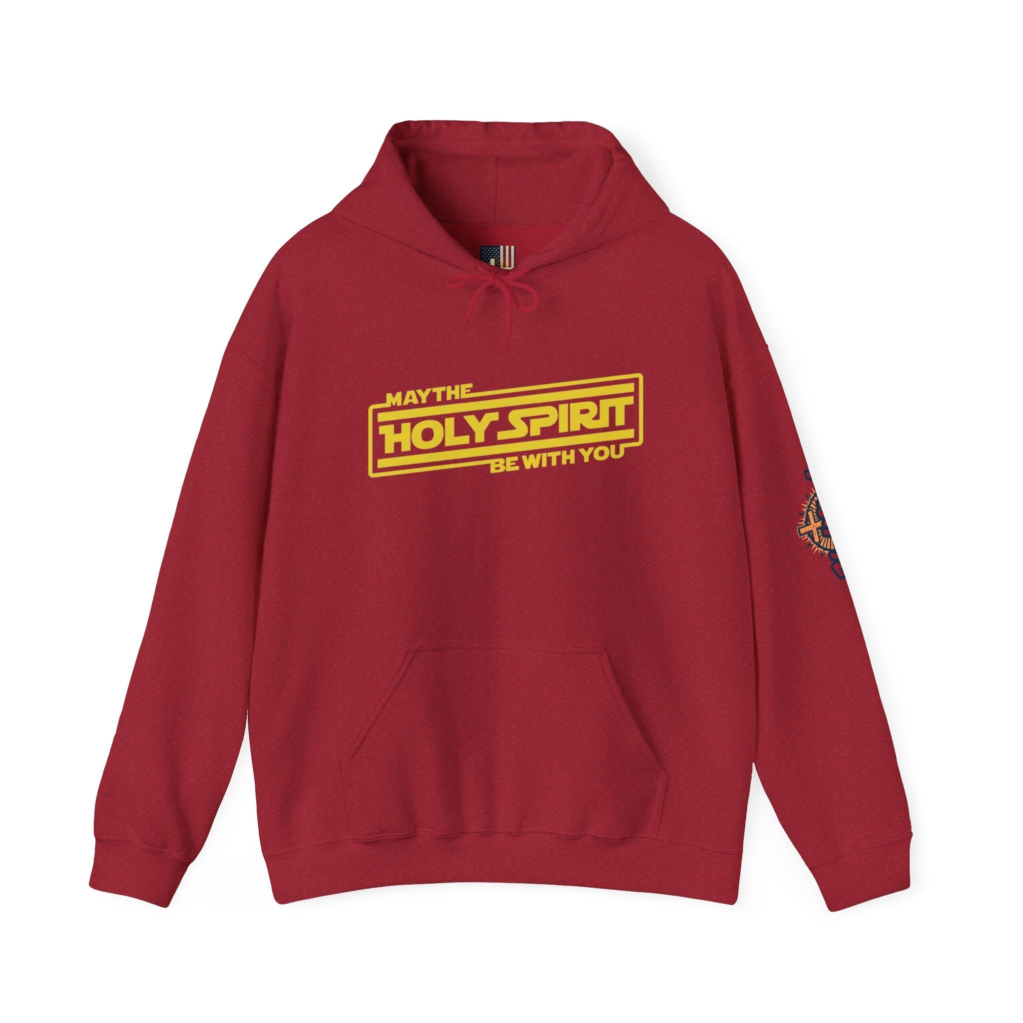 May the Holy Spirit Be With You Hoodie - Christian Star Wars Parody Hoodie Printify