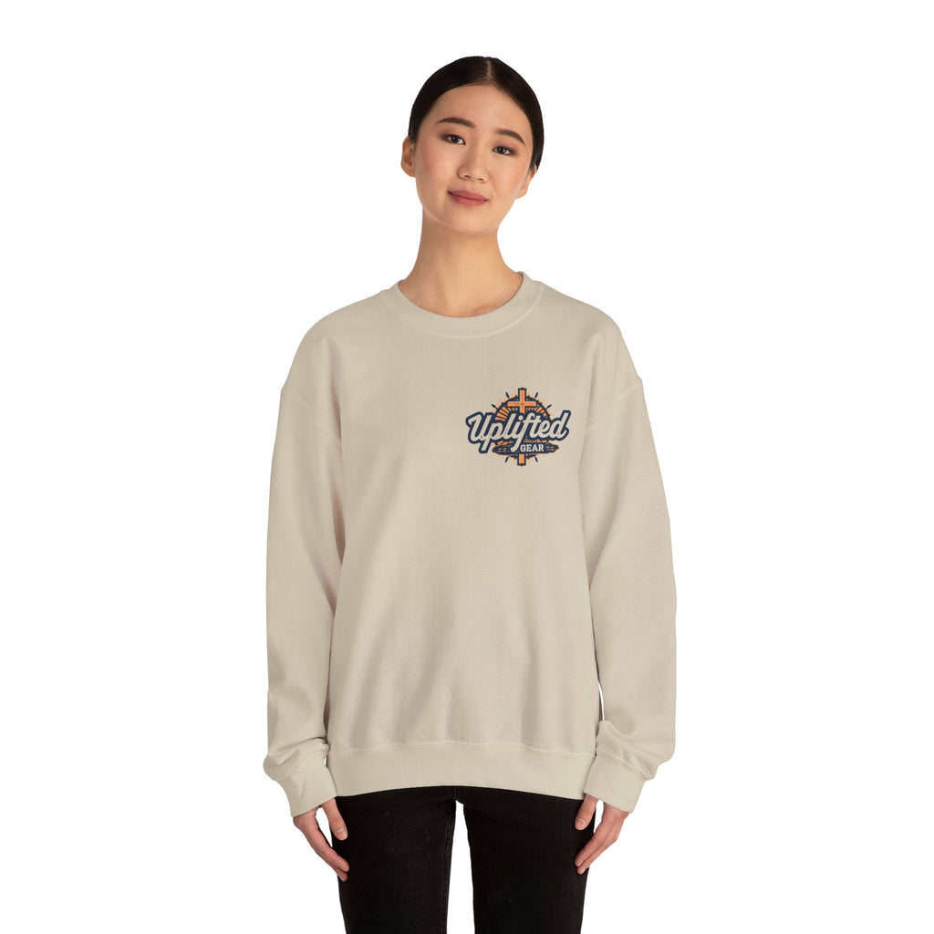 God Created Adam and Eve Sweatshirt – Biblical Truth Christian Sweatshirt for Unshakable Faith Printify