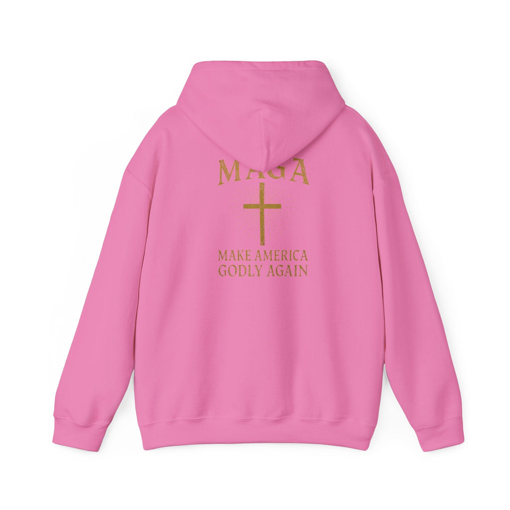 Make America Godly Again Hoodie – MAGA Christian Patriotic Sweatshirt for Biblical Values & Freedom Printify