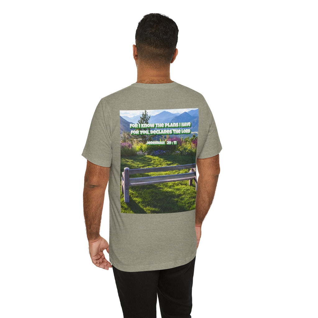 Bible Verse Unisex Tee - Jeremiah 29 : 11 Printify