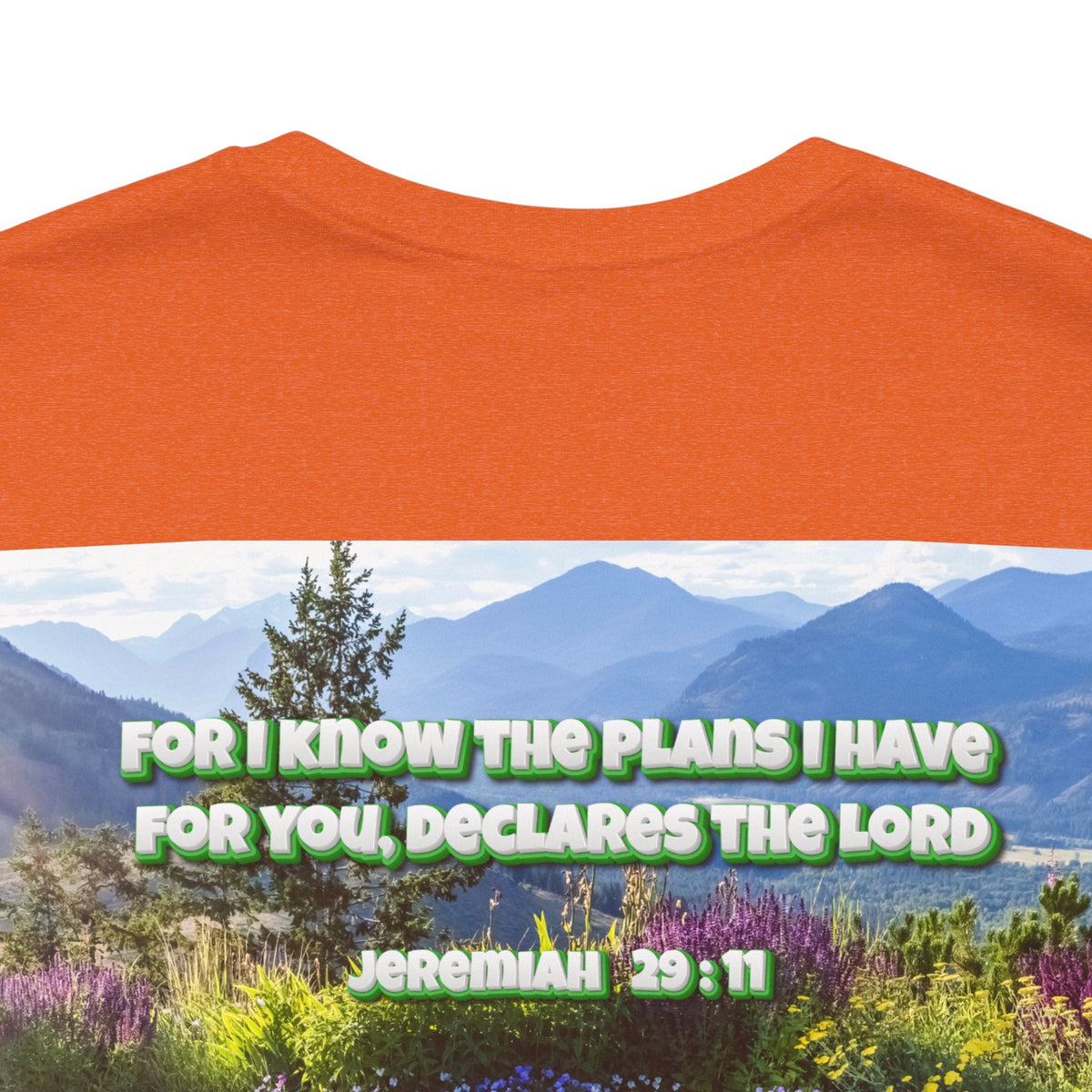 Bible Verse Unisex Tee - Jeremiah 29 : 11 Printify