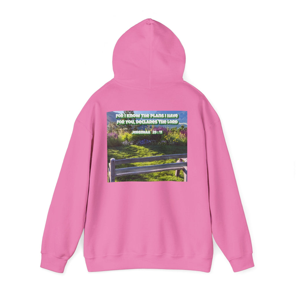 Bible Verse Unisex Heavy Blend™ Hooded Sweatshirt - Jeremiah 29 : 11 Printify