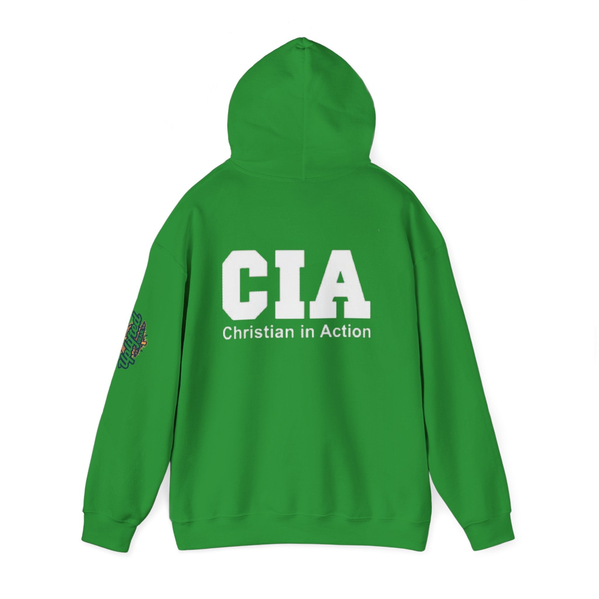 CIA Christian in Action Hoodie - Funny Faith Parody Hoodie - Mission Ready Apparel Printify