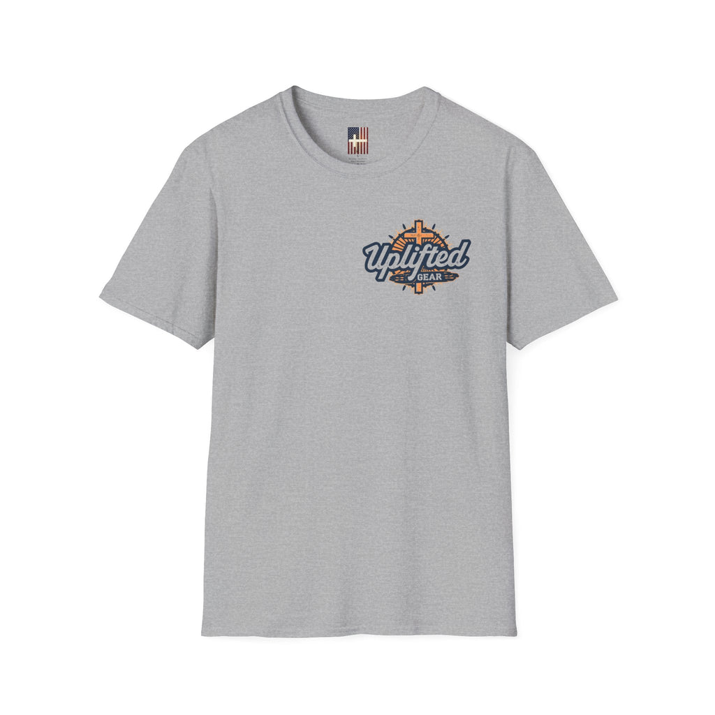 Ichthus Jesus Fish T-shirt - Jesus Word Art - Christian Faith Symbol T-shirt Printify