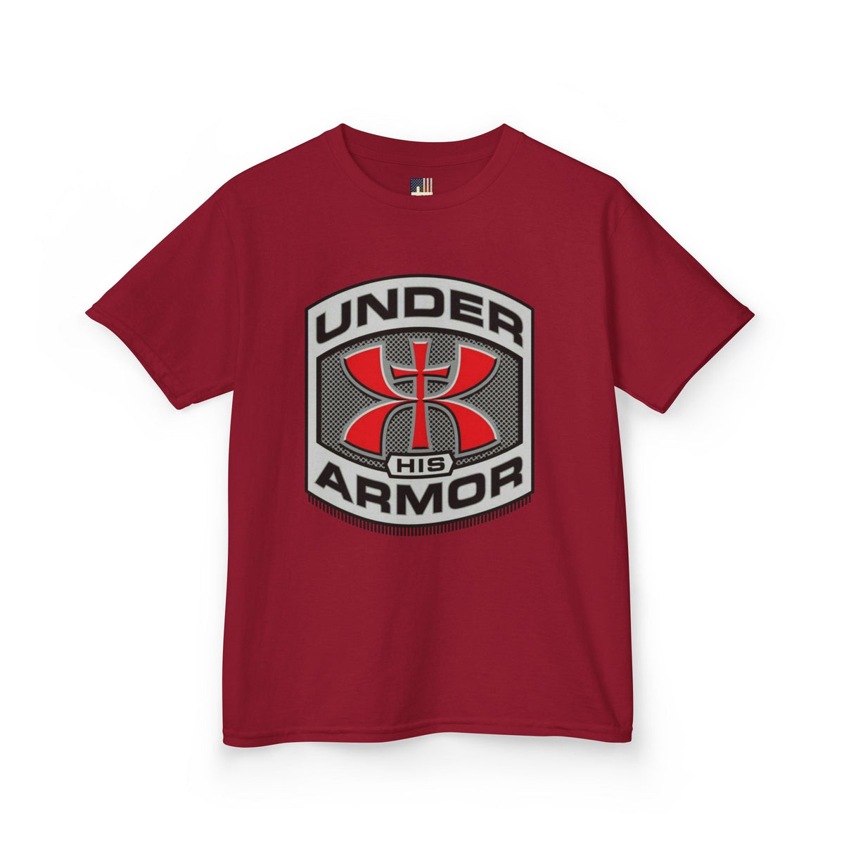 Under HIS Armor Christian T-Shirt — Faith-Inspired Under Armour Style Printify