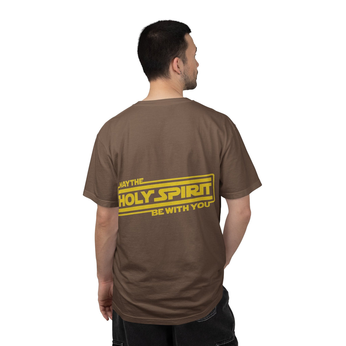 May the Holy Spirit Be With You T-shirt - Christian Star Wars Parody T-shirt Printify