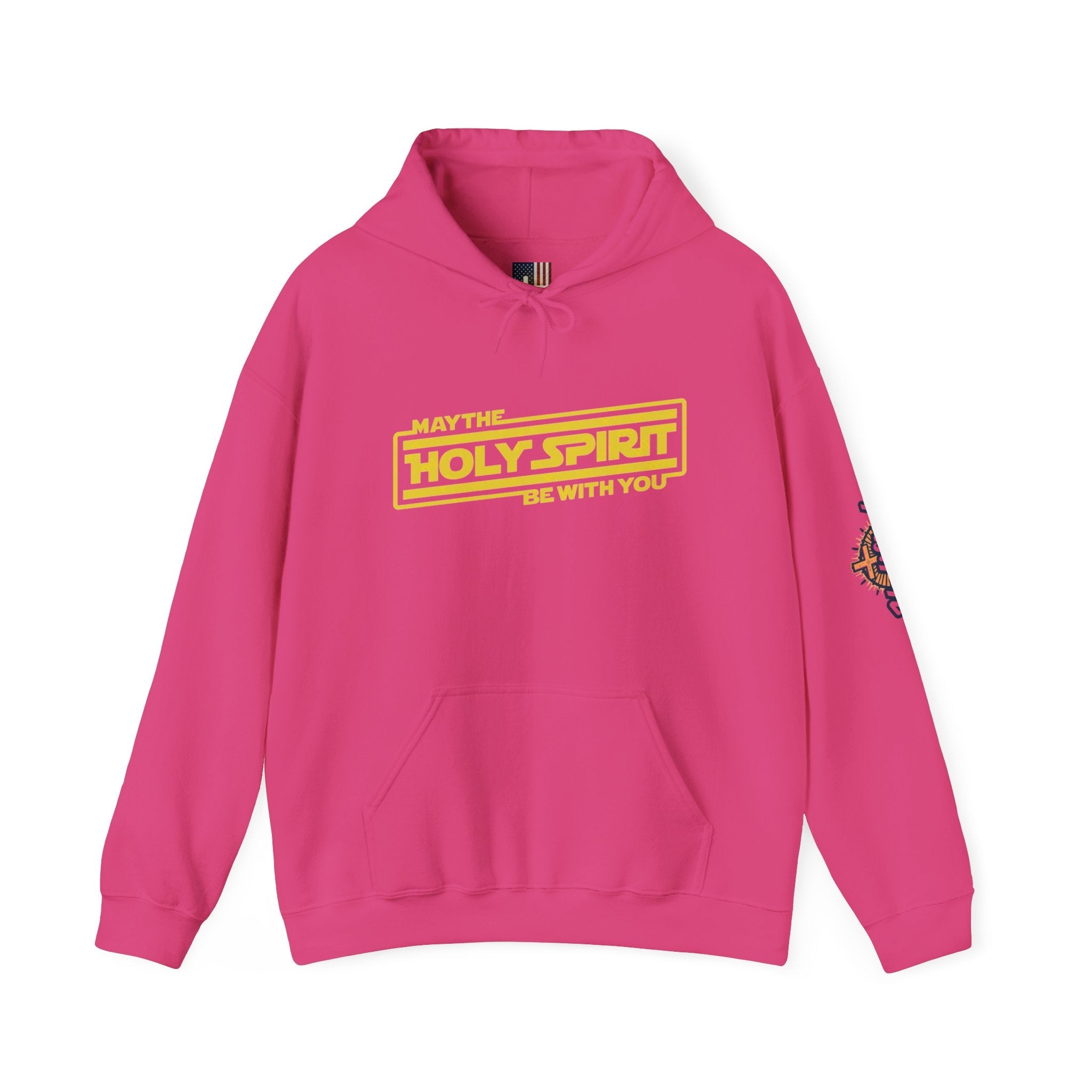 May the Holy Spirit Be With You Hoodie - Christian Star Wars Parody Hoodie Printify