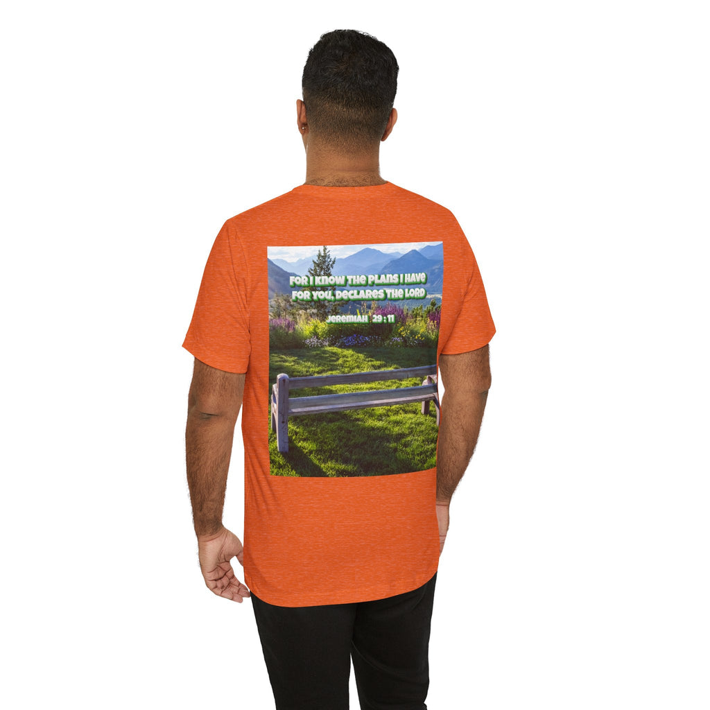 Bible Verse Unisex Tee - Jeremiah 29 : 11 Printify