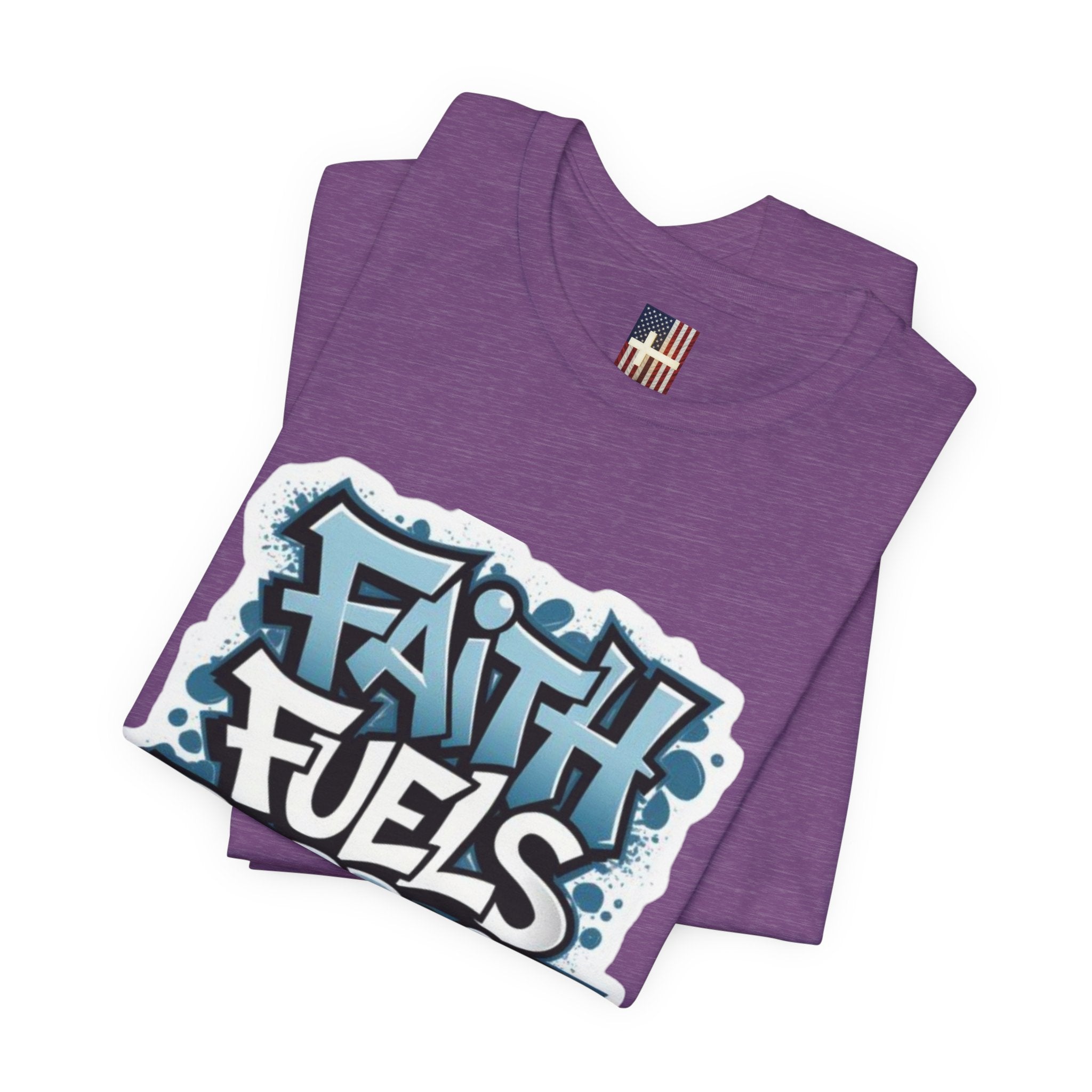 Faith Fuels Purpose T-shirt – Inspirational Christian T-shirt for Divine Drive & Unstoppable Belief Printify