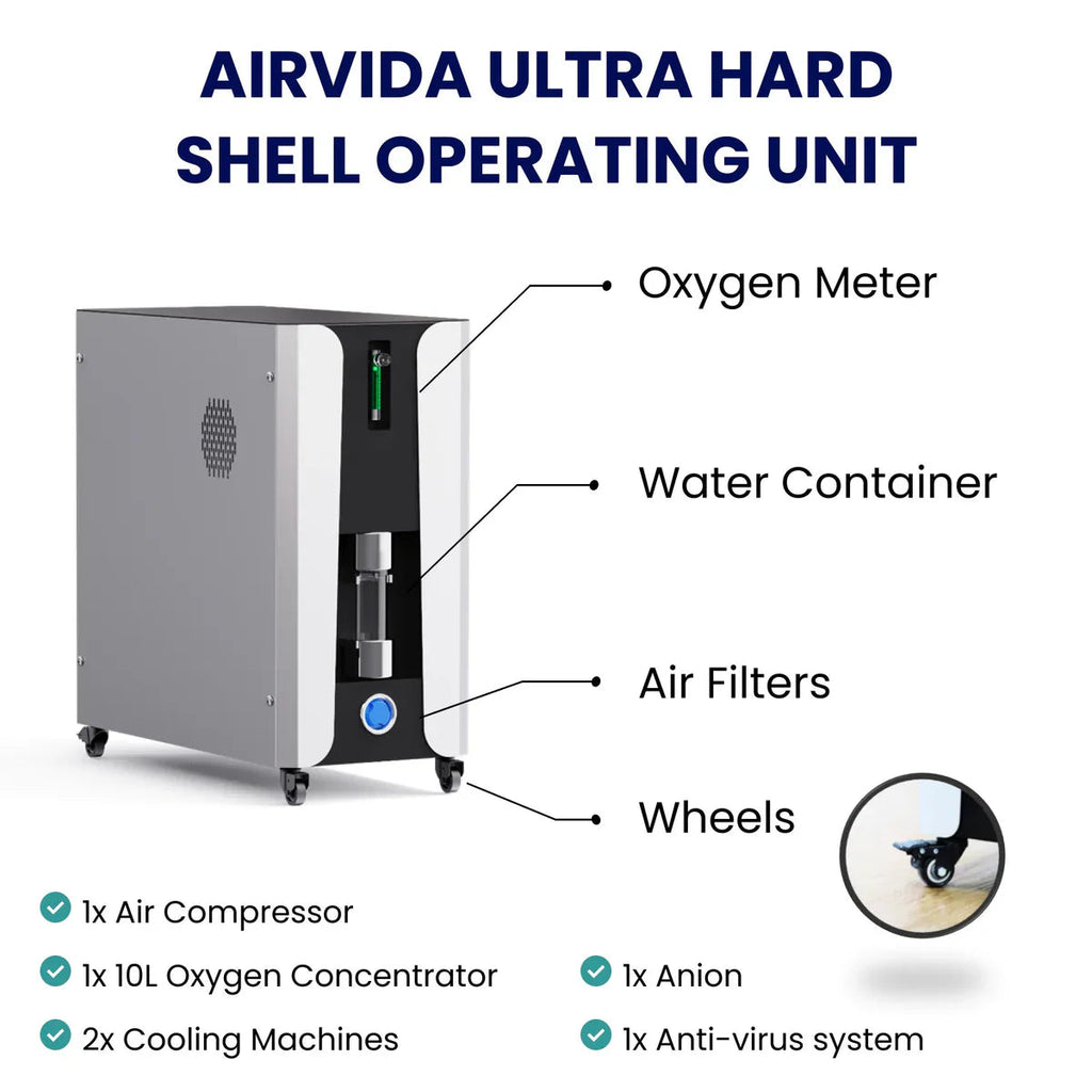 Airvida Elite 2.0 ATA Hard Shell Sitting Hyperbaric Chamber LifeMed USA