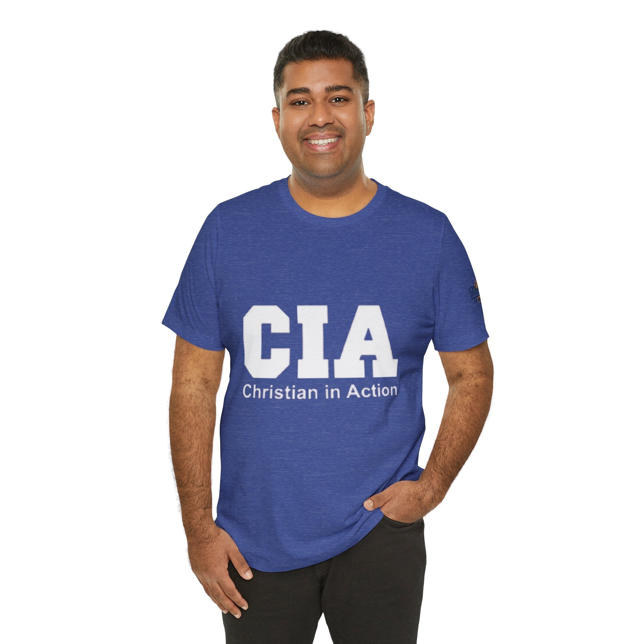 CIA Christian in Action T-shirt - Funny Faith Parody T-shirt - Mission Ready Apparel Printify