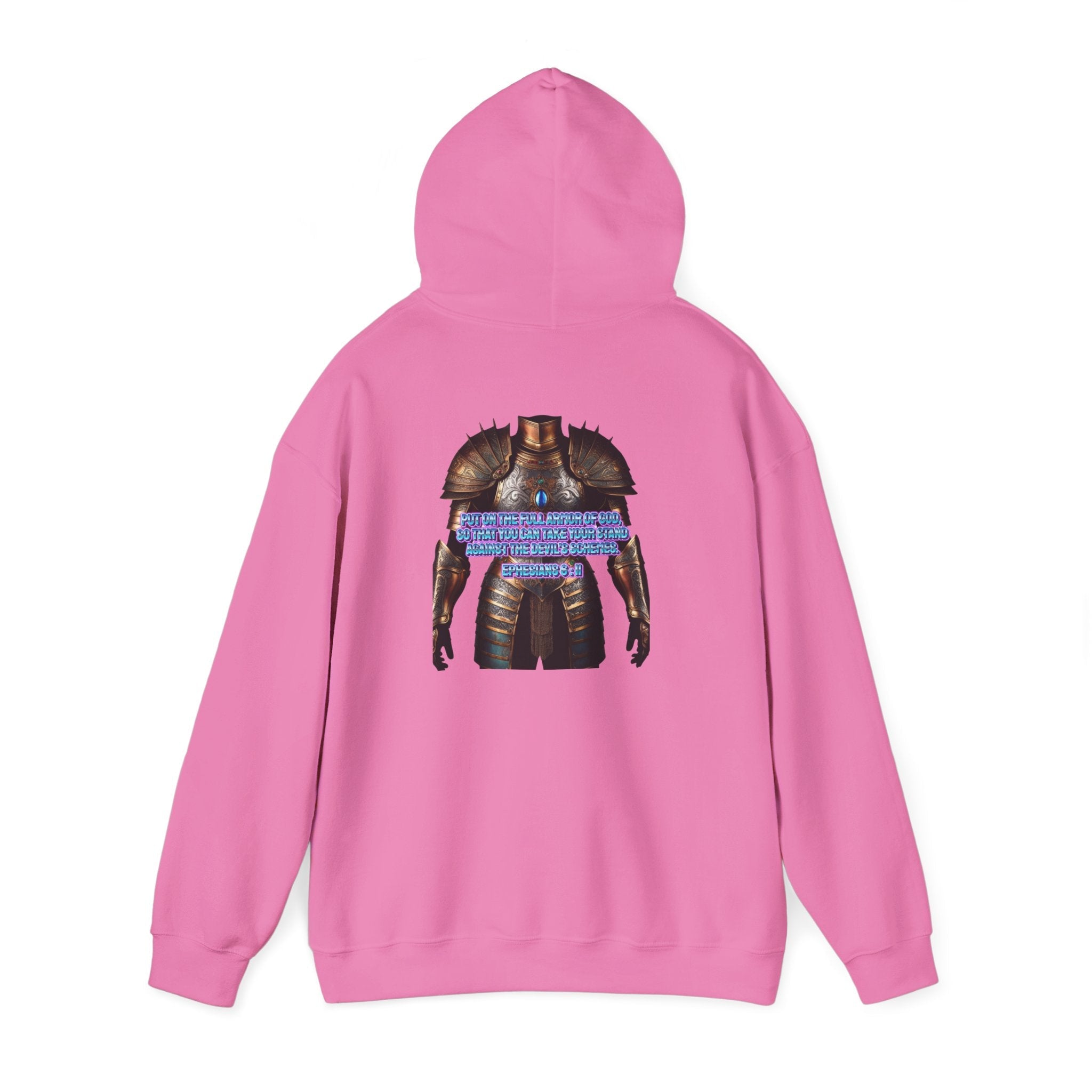 Religious Graphic Armor Of God Design - Unisex Heavy Blend™ Hooded Sweatshirt Printify