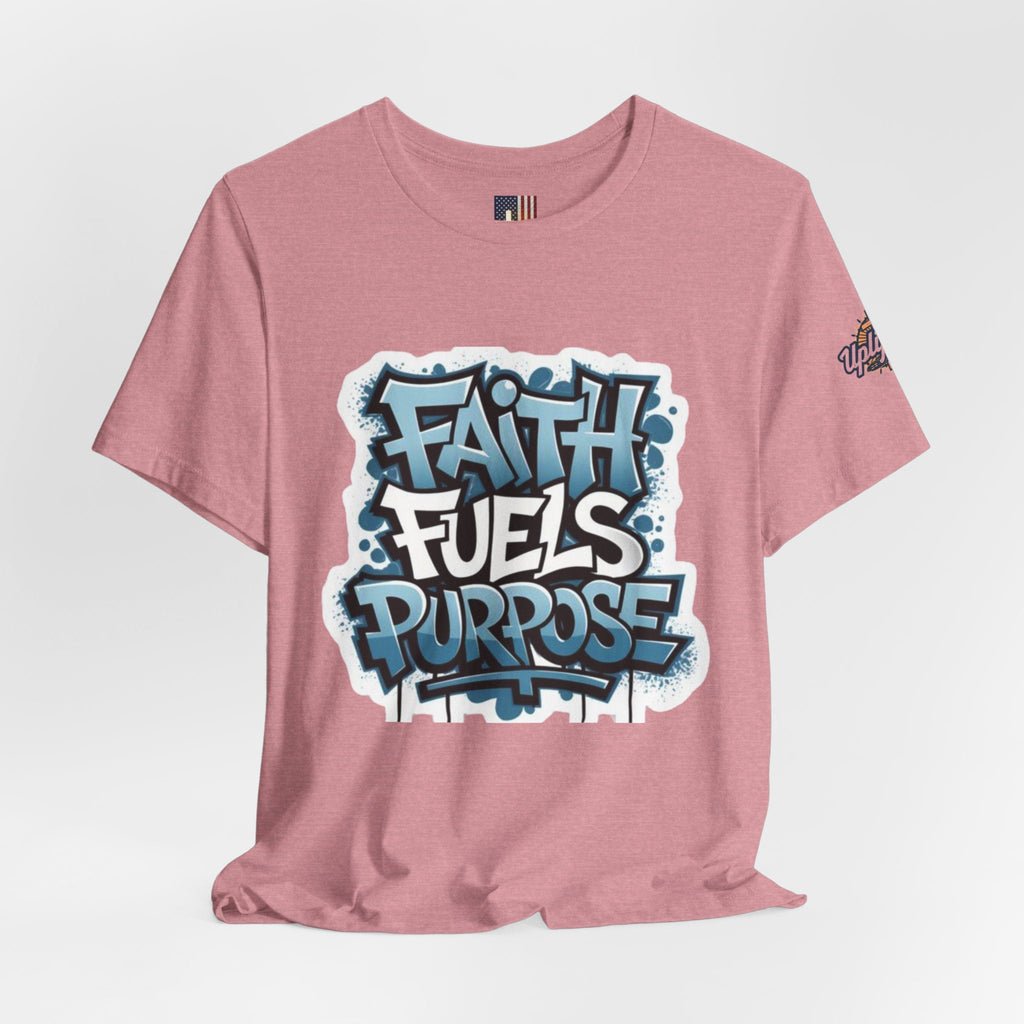 Faith Fuels Purpose T-shirt – Inspirational Christian T-shirt for Divine Drive & Unstoppable Belief Printify