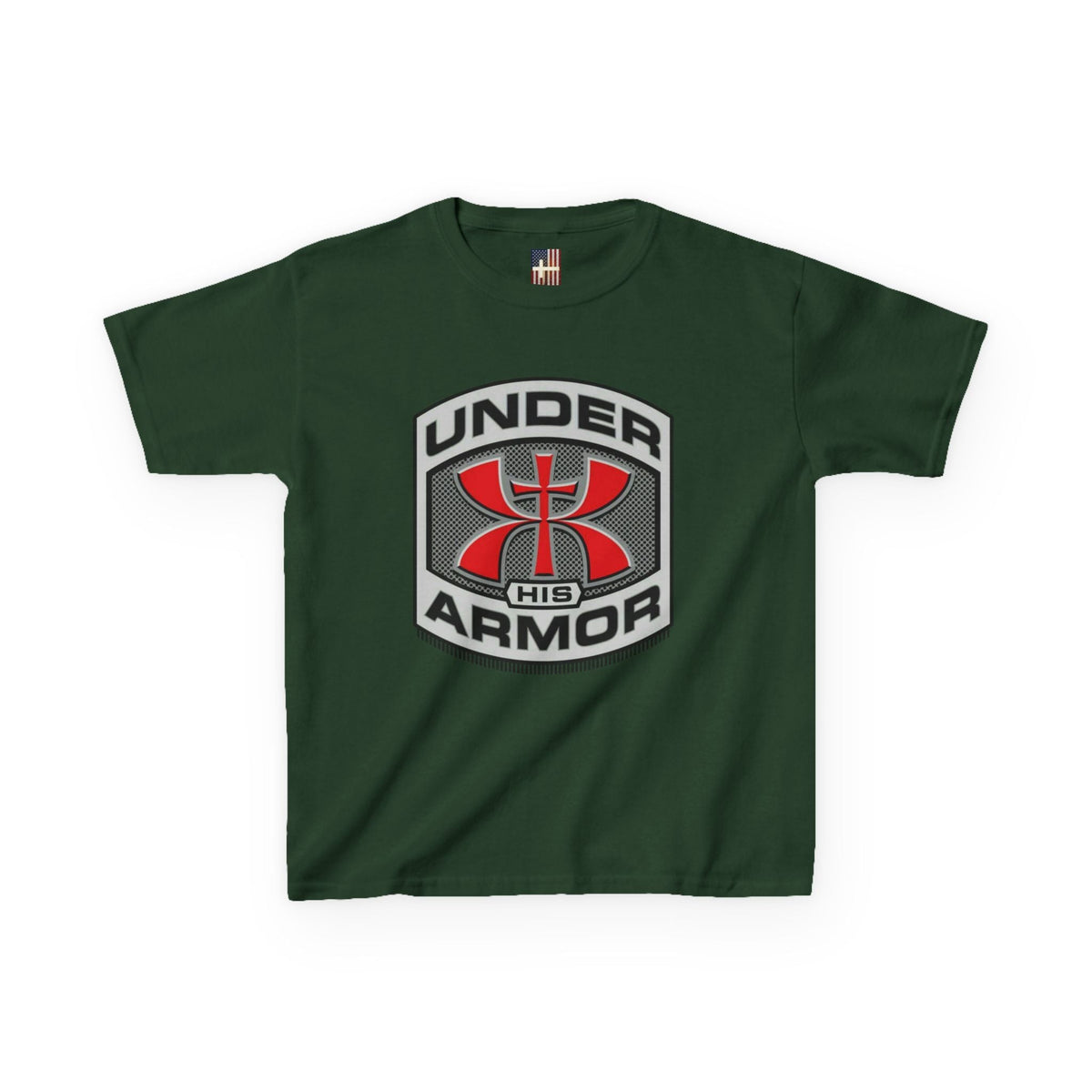 Under HIS Armor Christian T-Shirt — Faith-Inspired Under Armour Style Printify
