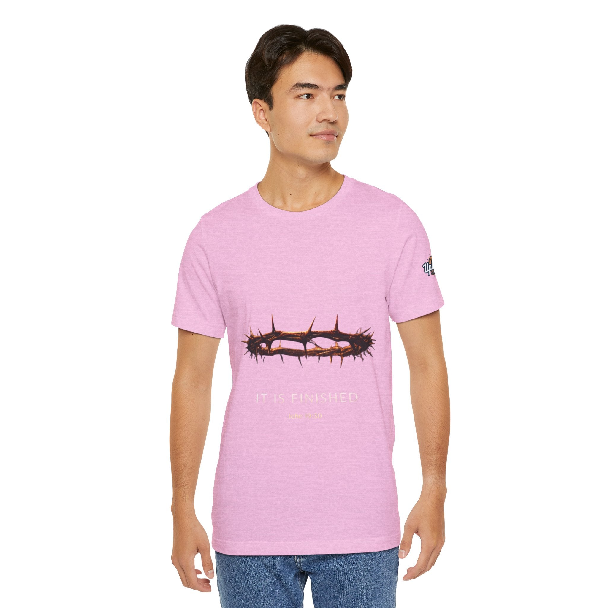 It Is Finished Crown of Thorns Tee — Christian John 19:30 Faith Shirt Printify
