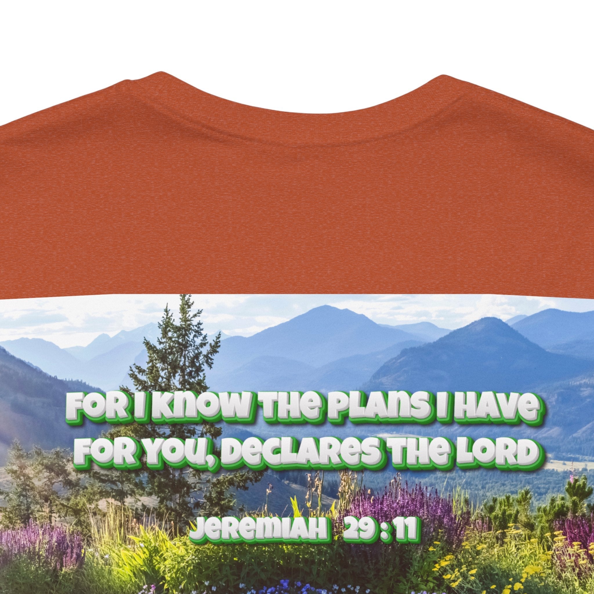 Bible Verse Unisex Tee - Jeremiah 29 : 11 Printify