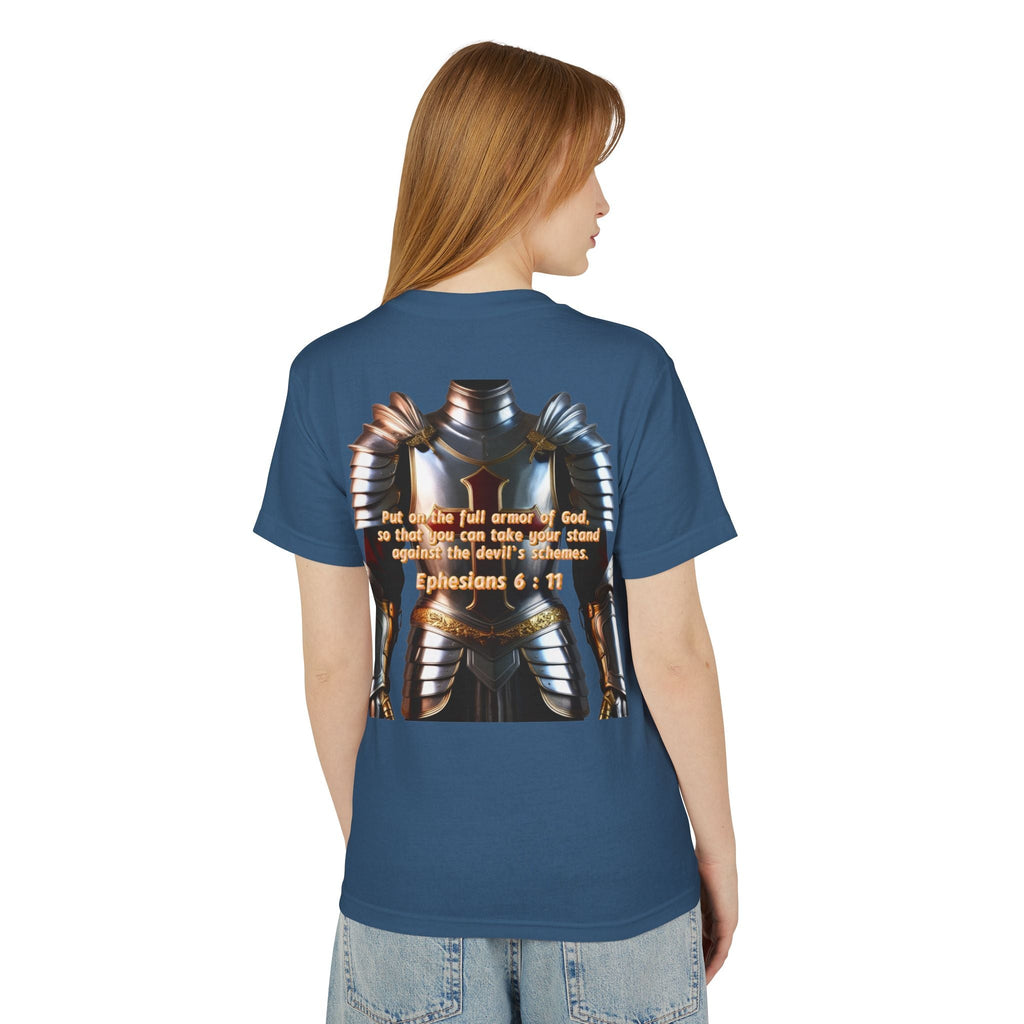 Bible Verse Tee - Ephesians 6:11 Put on the Armor of God Unisex Shirt Printify