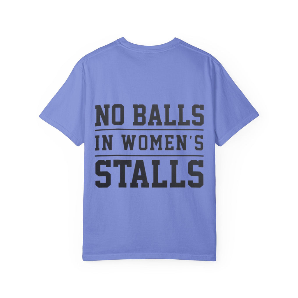 No Balls in Women’s Stalls Graphic Tee — Uplifted Sports Vibe T-Shirt Printify