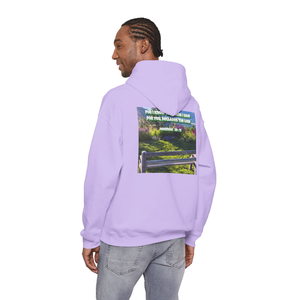 Bible Verse Unisex Heavy Blend™ Hooded Sweatshirt - Jeremiah 29 : 11 Printify