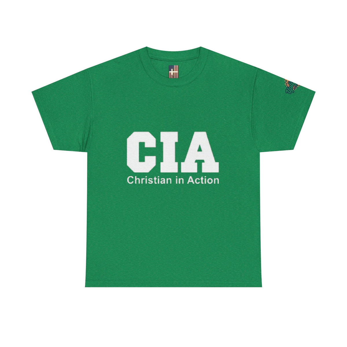 CIA Christian in Action T-shirt - Funny Faith Parody T-shirt - Mission Ready Apparel Printify