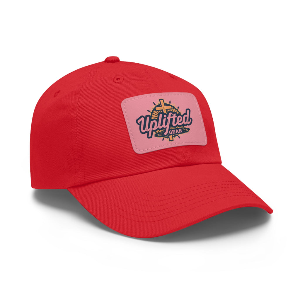Uplifted Gear Dad Hat Christian Brand Rectangle Printify