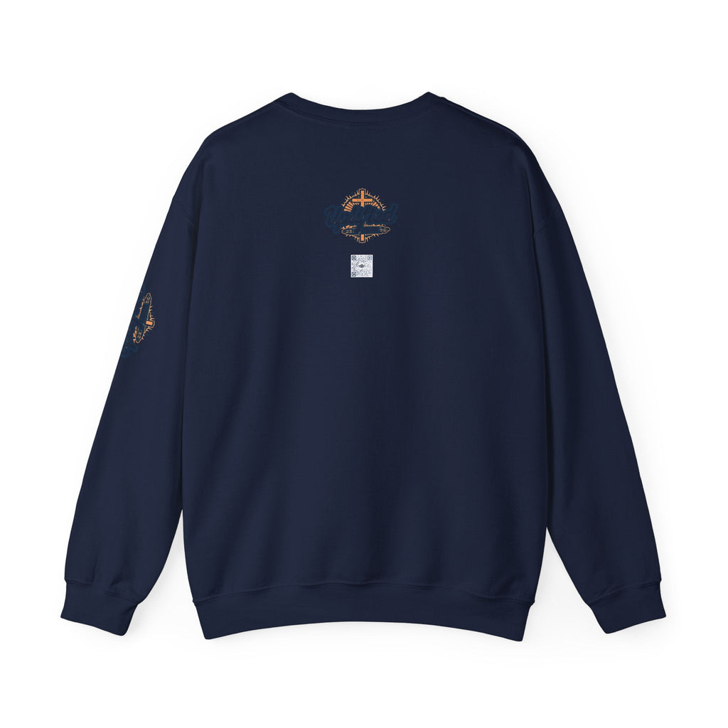He Is Risen "Life Has Triumphed" Sweatshirt — Easter Resurrection Christian Sweatshirt Printify