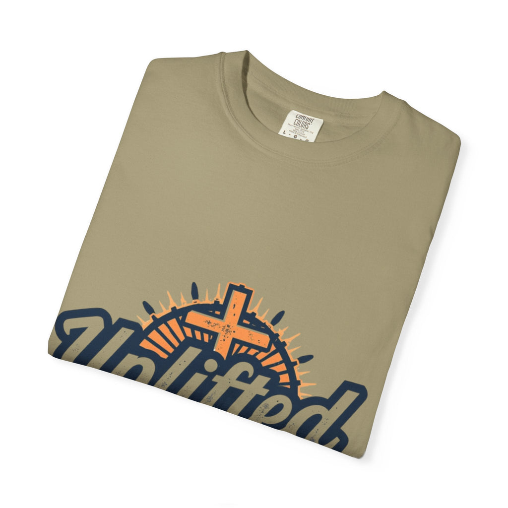 Uplifted Gear Christian T-Shirt – Bold Logo Faith Tee for Inspired Living Printify